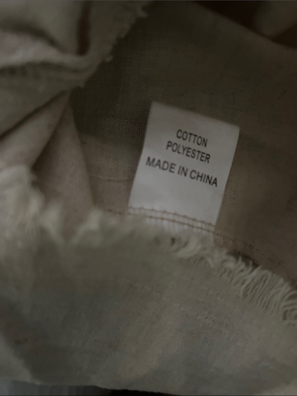 Polly Cream Linen Wrap Mini Skort with Frayed Ruffle and Tie Waist - Picture 5 of 6